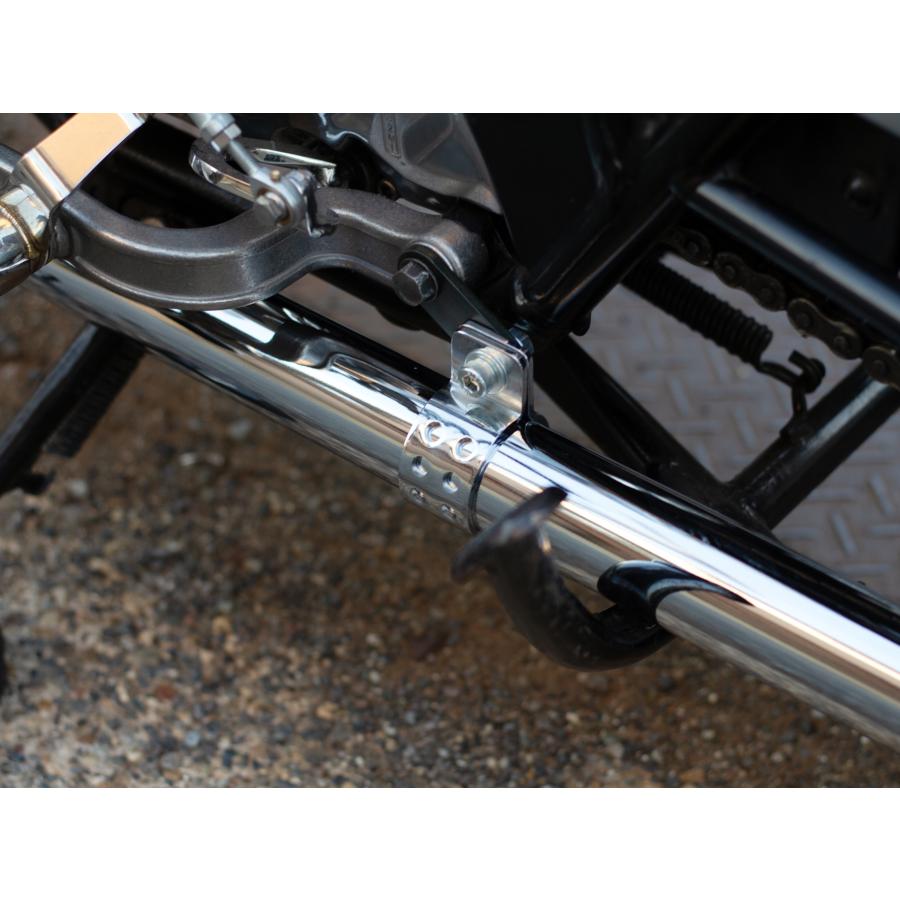 MOTOR ROCK W650/400用 オールドスタイル手曲げマフラー Type1