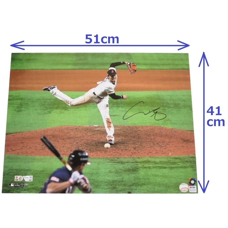 MS】大谷翔平 直筆サイン 2023年WBC決勝 優勝決定トラウト奪三振シーン