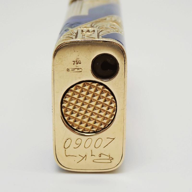 750 18K ガスライター dunhill ダンヒル RoyKing ロイキング ゴールド