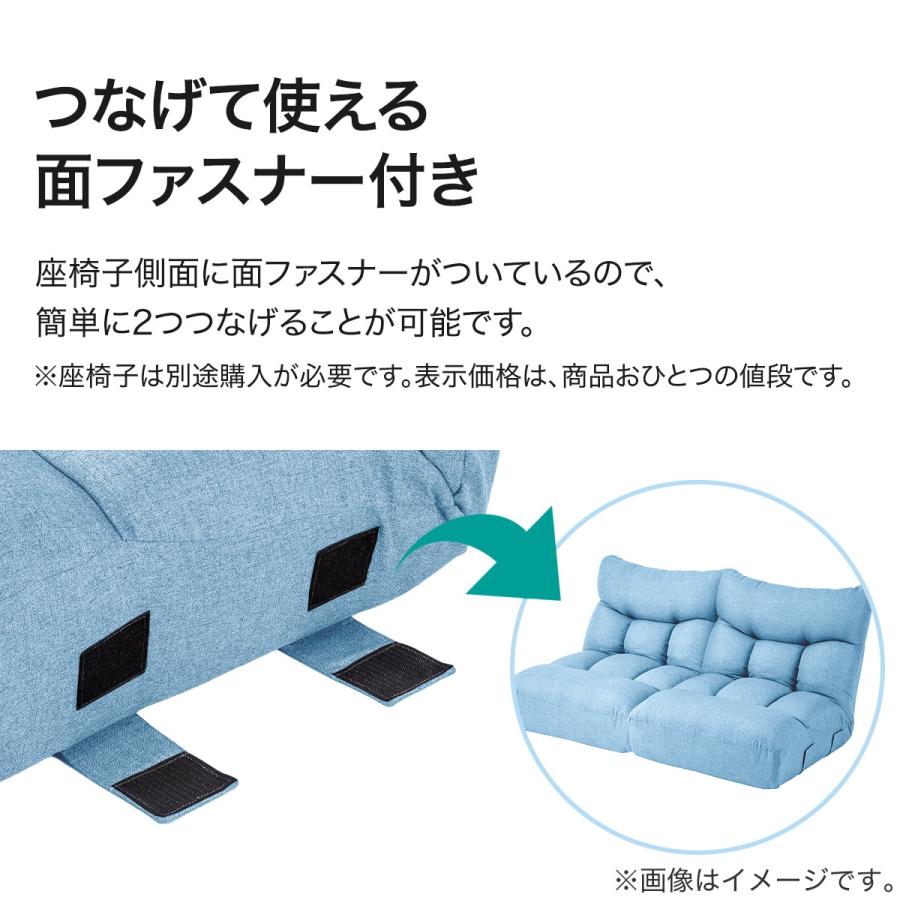 ニトリ（NITORI） つながるワイドポケットコイル座イス(ロダ ワイドBL