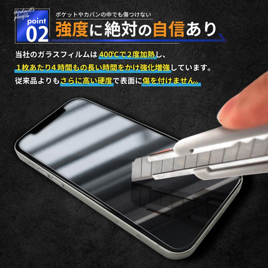 シズカウィル（shizukawill） iPhone12 mini ガラスフィルム 保護