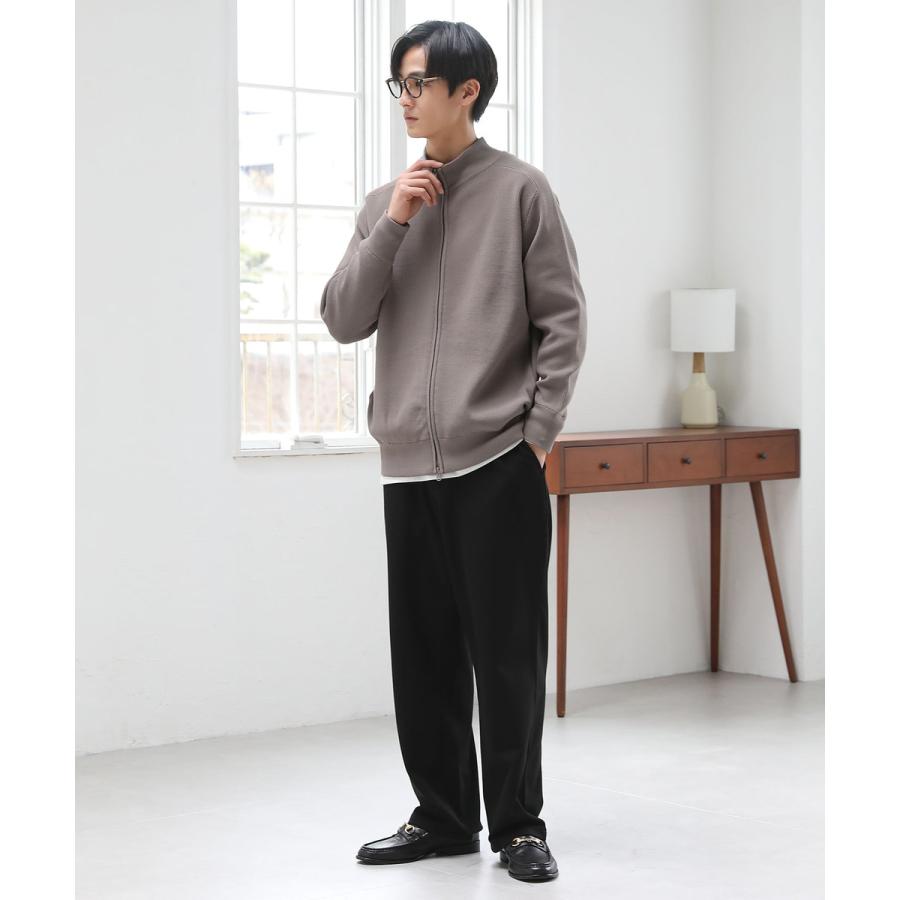 SPU（スプ） ドライバーズニット ニット メンズ 長袖 ダブルジップ