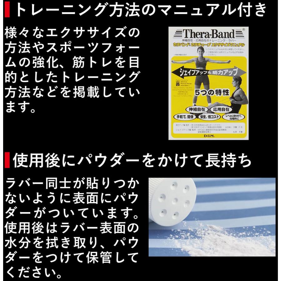 THERABAND（セラバンド） 2m 強度レベル+5 ゴールド トレーニング
