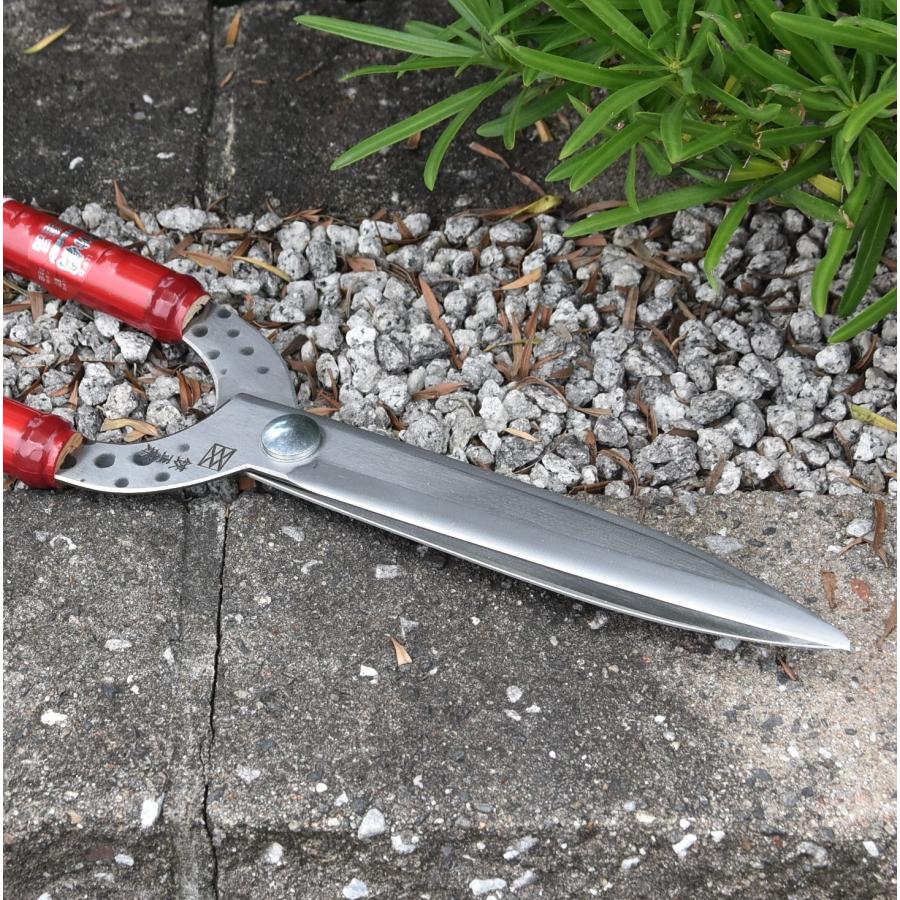 鋏正宗 プロ用 超軽量葉刈鋏 門型 210mm No115 白紙 強力 刈り込みばさ