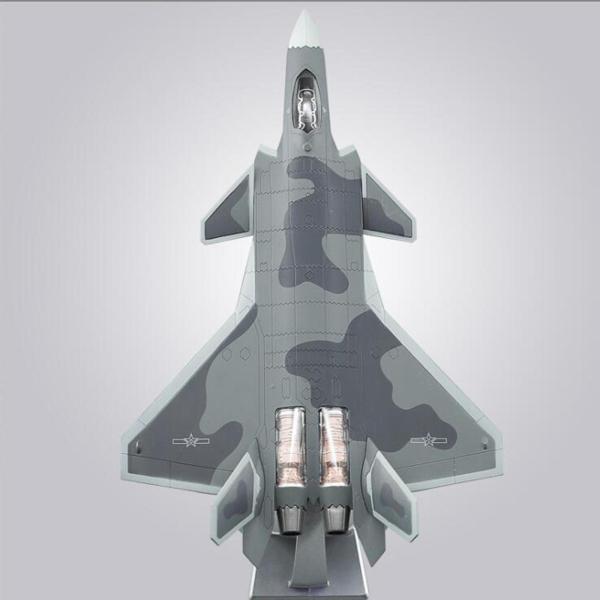 1/80 J20 戦闘機 飛行機 おもちゃ 子供用 ダイキャストメタル モデル