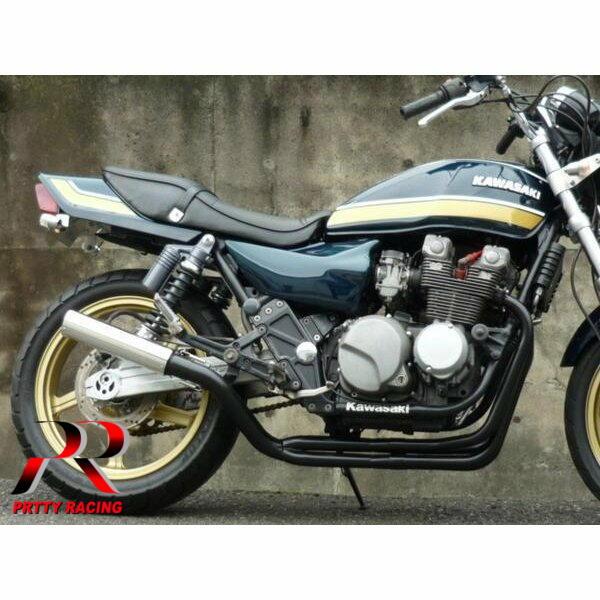 プリティー KAWASAKI ゼファー400/χ 50.8 ガニマタ PRETTY管 黒