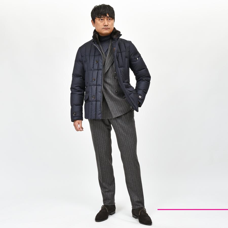 MooRER ムーレー SIRO-L ウール カシミヤ ダブルブレスト ダウン