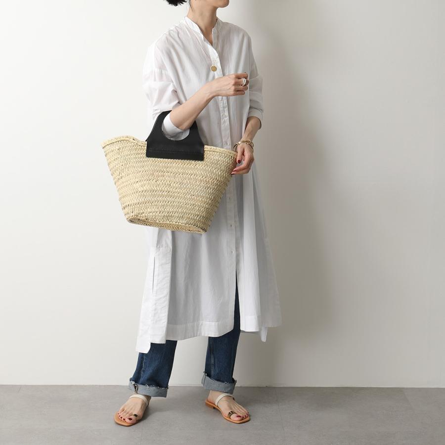 HEREU（ヘリュー） かごバッグ CABAS レディース ラフィア×レザー
