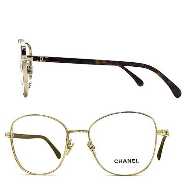 CHANEL（シャネル） メガネフレーム ブランド シャンパンゴールド 眼鏡