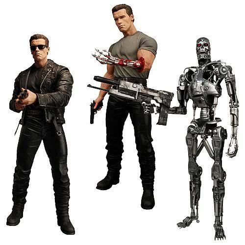 ターミネーター 2 シリーズ 1 7” フィギュア セット Of 3 : ワールド
