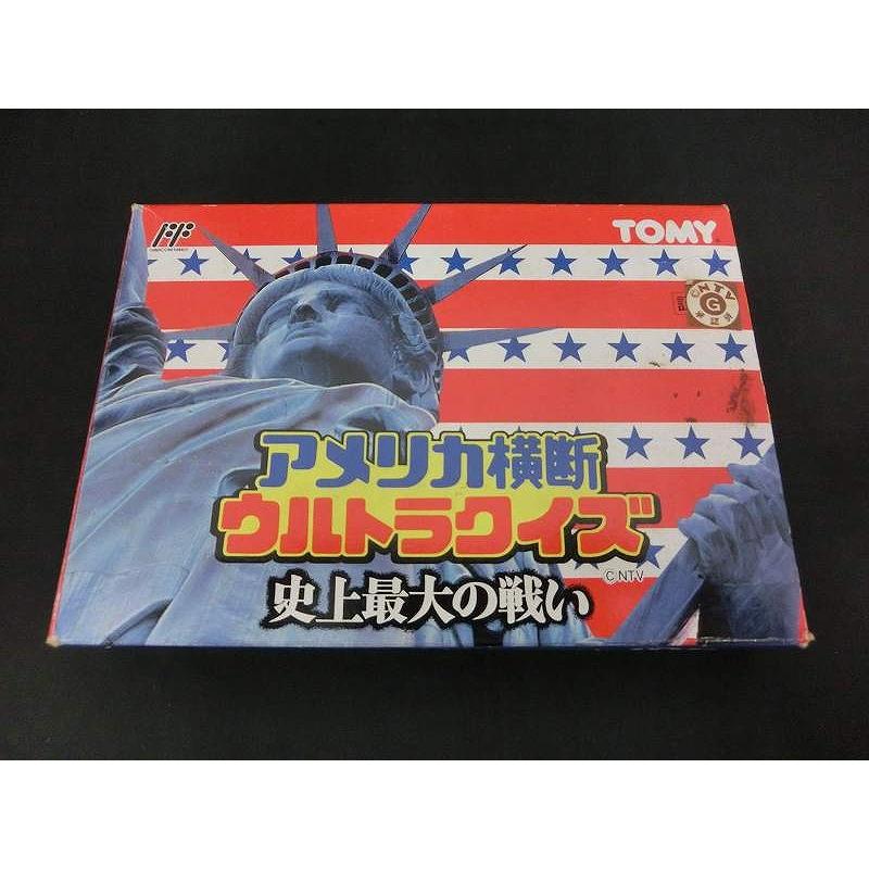 トミー TOMMY ファミコンソフト アメリカ横断ウルトラクイズ SHVC-UQ