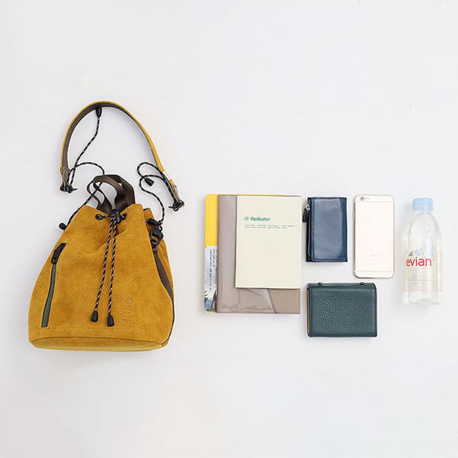 AS2OV（アッソブ） ショルダーバッグ WATER PROOF SUEDE DRAWSTRING