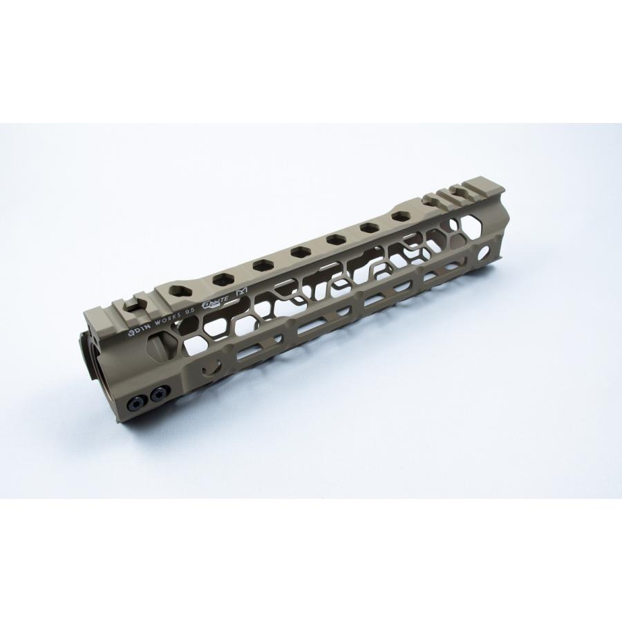ODIN WORKS タイプ O2LITE ハンドガード/ 9.5inch M-LOK TAN : MILITAC
