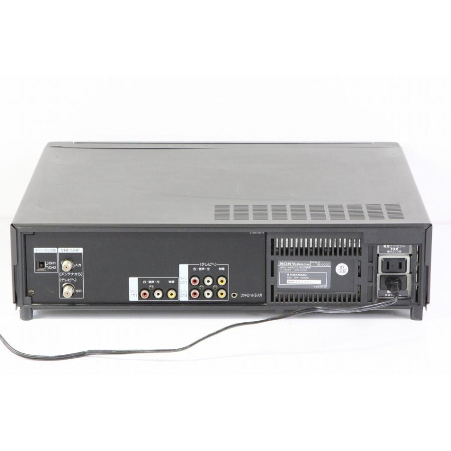 SONY SL-200D Hi-Band Betahi-fi ベータマックスビデオデッキ 【中古