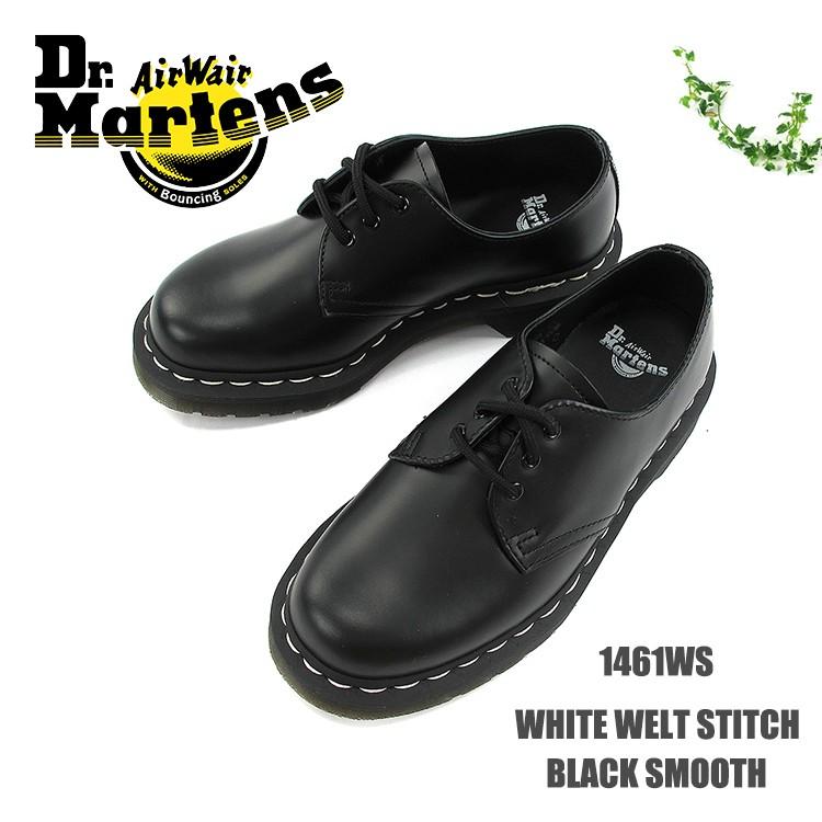 Dr.Martens（ドクターマーチン） WHITE WELT STITCH BLACK SMOOTH