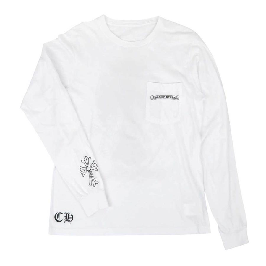 クロムハーツ セメタリークロス バック プリント ロングスリーブ T