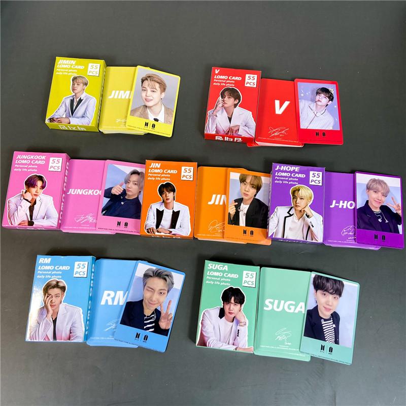 BTSグッズ フォト カード 55枚 セット トレカ 防弾少年団 バンタン