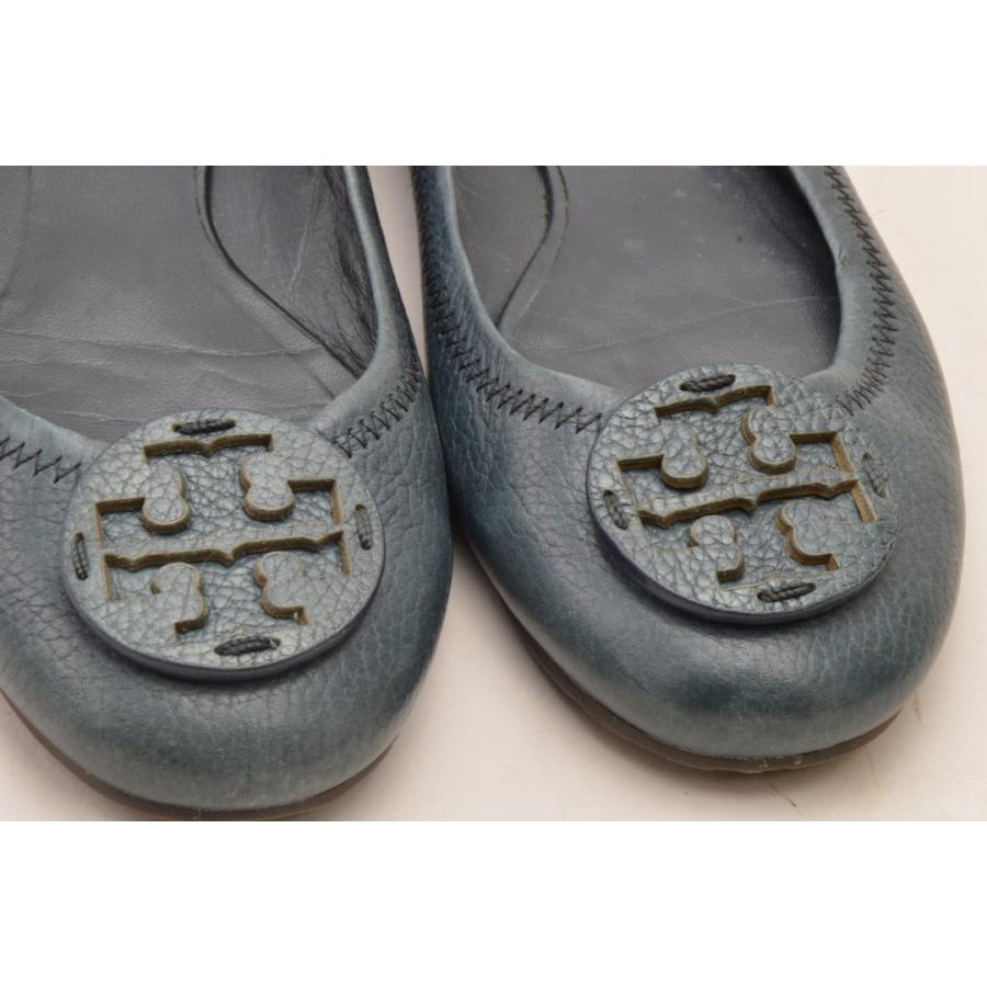 TORY BURCH（トリーバーチ） フラットシューズ 7Mサイズ ネイビー
