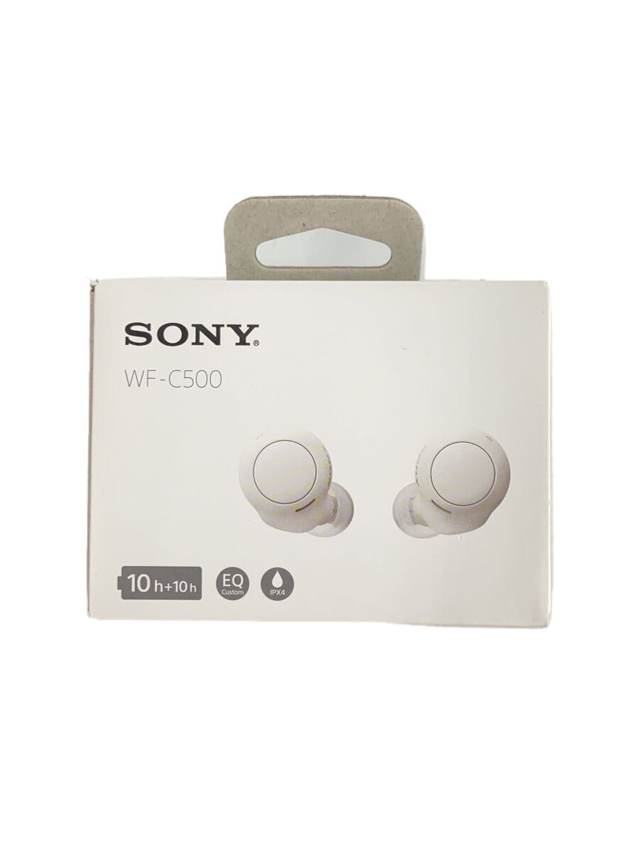 SONY ワイヤレスステレオヘッドセット WF-C500（W） ホワイト イヤホン