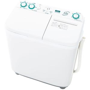 アクア(AQUA) AQW-N501-W ホワイト 2槽式洗濯機 洗濯5kg/脱水5kg