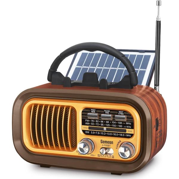 Radio Gemean J-105BT 携帯ラジオ FM/AM/SW 短波 bluetooth
