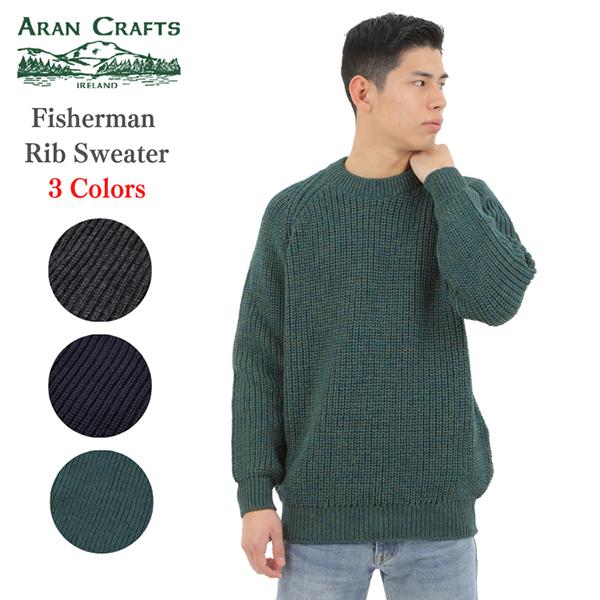 アランクラフト Aran Crafts クルーネック ウールニット