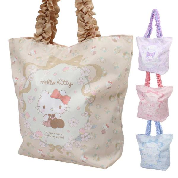 sanrio（サンリオ） フリルトートバッグ お弁当入れ シナモロール