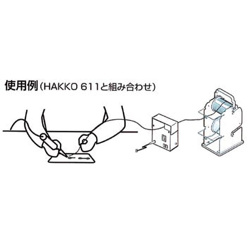 375-03 はんだカット機能付供給装置 1台 HAKKO(白光) 【通販モノタロウ】