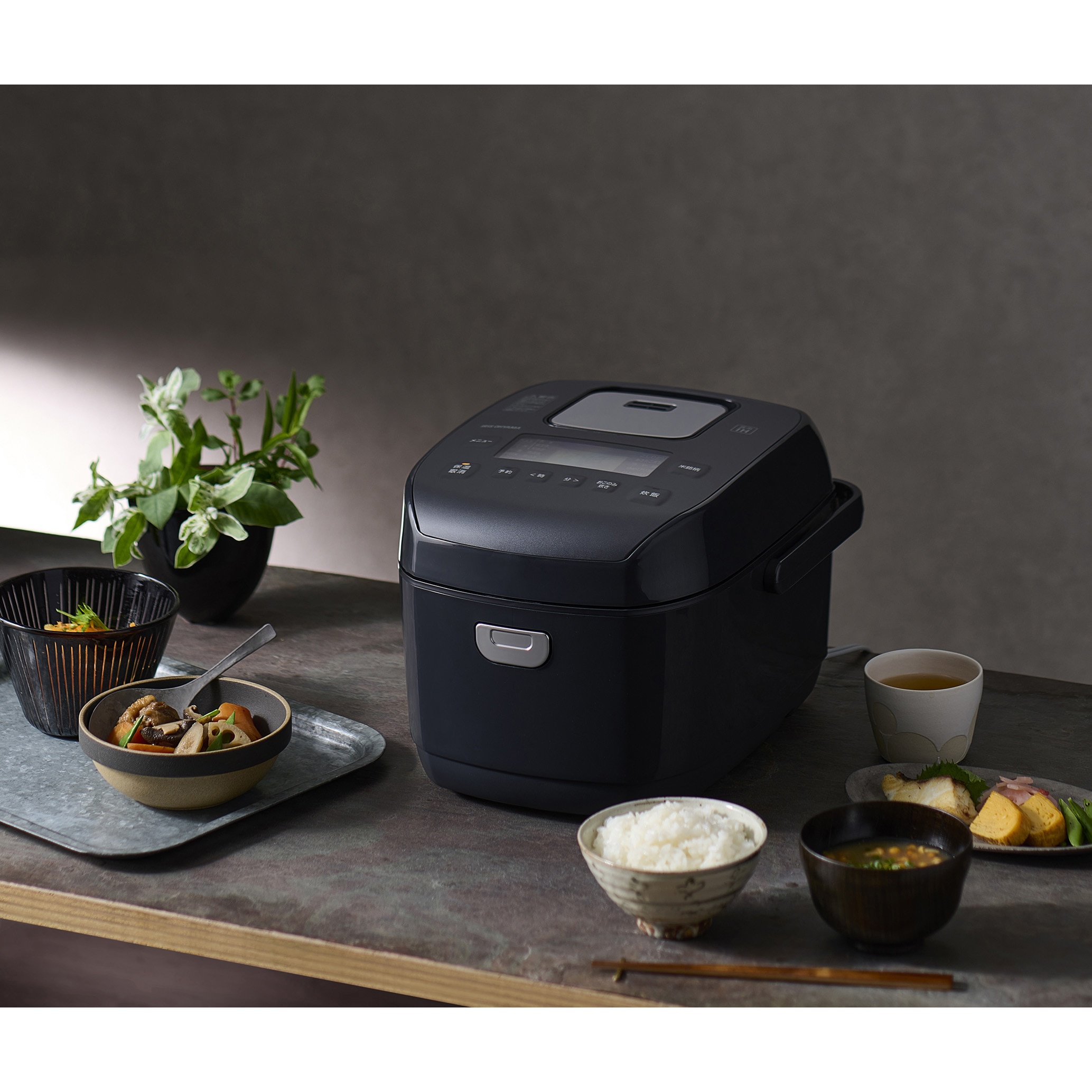 RC-PDA50-B 米屋の旨み 銘柄炊き 圧力IHジャー炊飯器 5.5合 アイリス