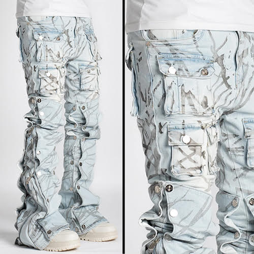 GUAPI AQUA BLUE STACKED PREMIUM DENIM V2 | KingStar