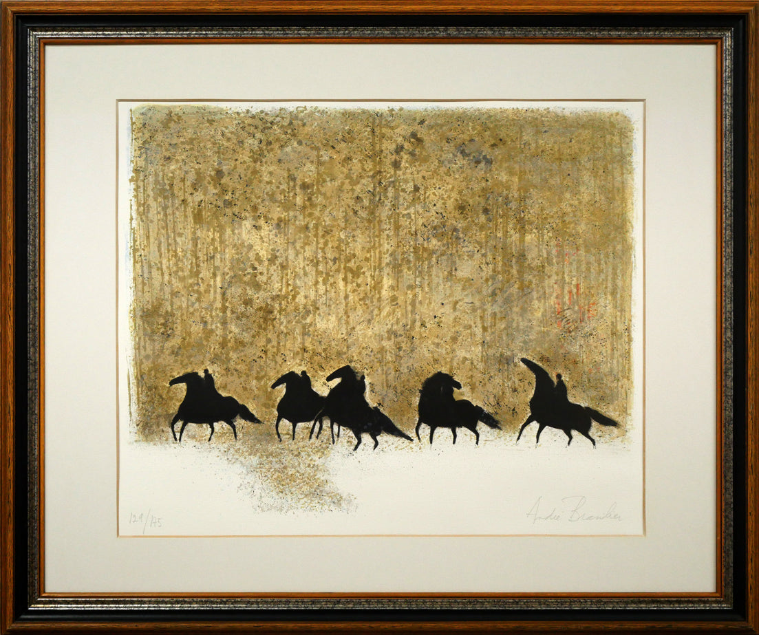アンドレ ブラジリエ（Andre Brasilier）「フーの森」リトグラフ 絵画