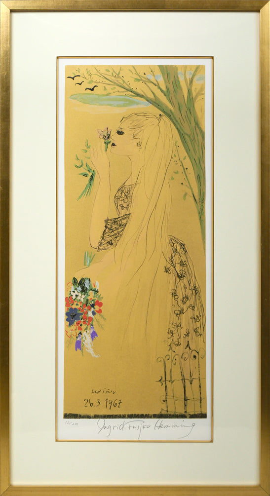 フジ子ヘミング「スエーデンの歌」シルクスクリーン版画 絵画買取