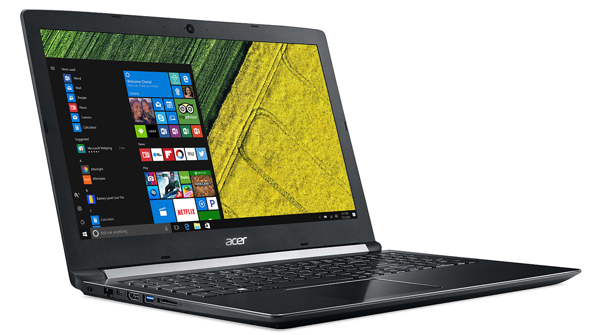 Acer Aspire 5 - i5-7200U · NVIDIA GeForce 940MX · 15.6”, HD (1366