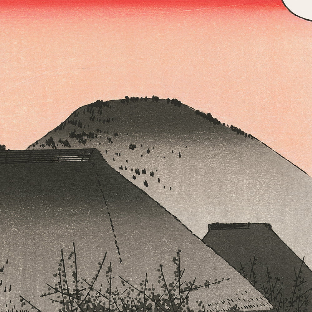 歌川広重「東海道五十三次 鞠子 名物茶店」浮世絵木版画｜浮世絵工房