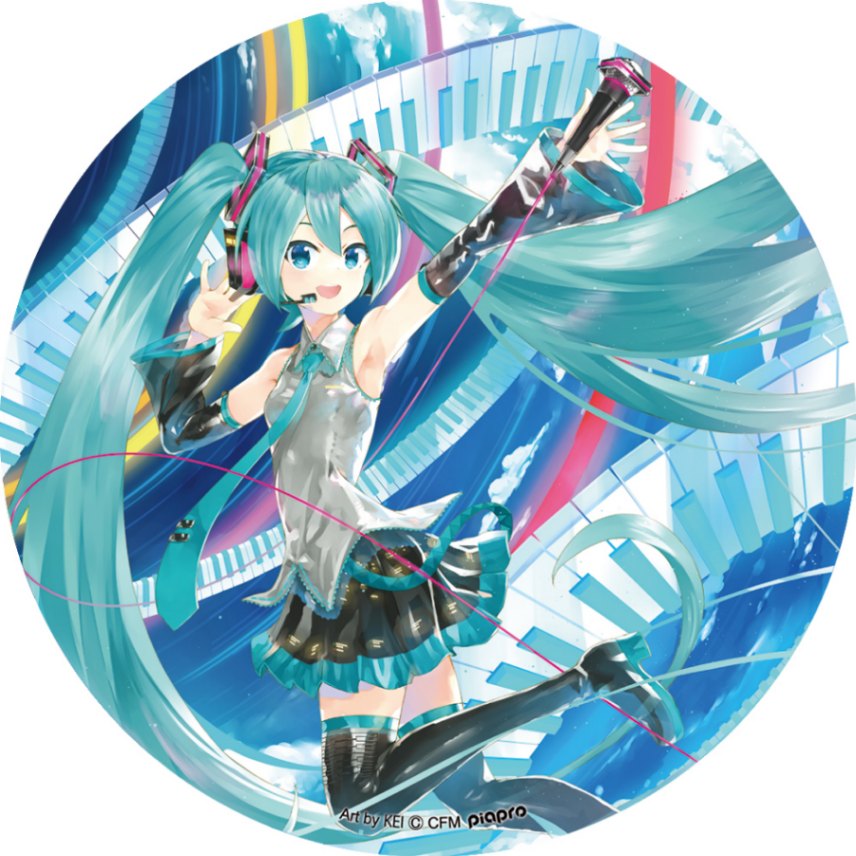 キャラパブ | すべての商品 | コースターパブミラー 初音ミク (Art by KEI)