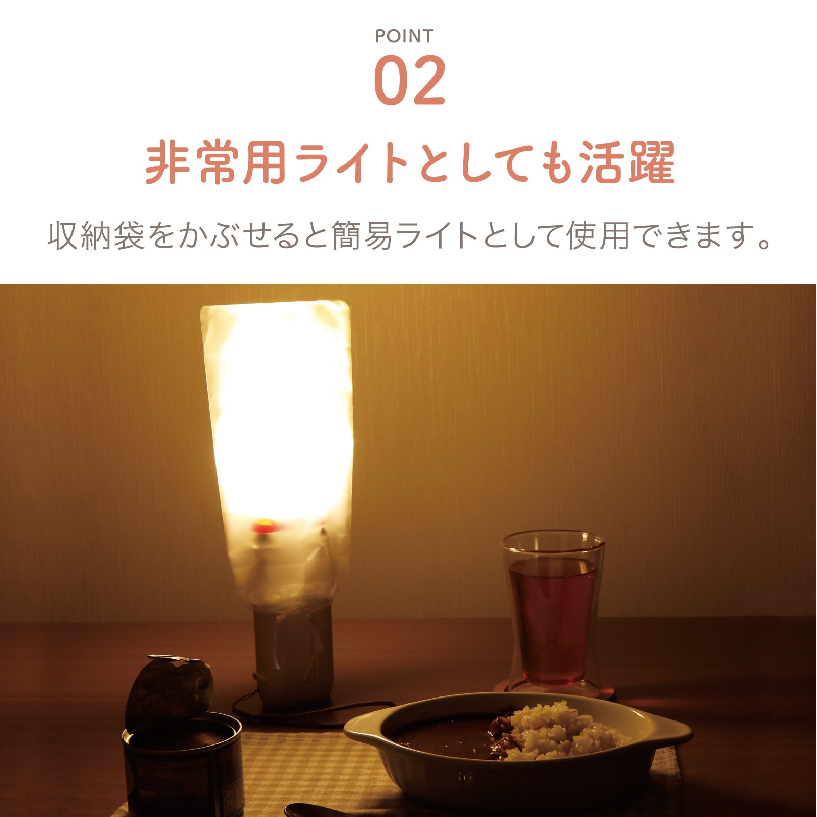 アウトレット品】手回し充電ライト AJL-H163-OLT | 防災 | アピックス