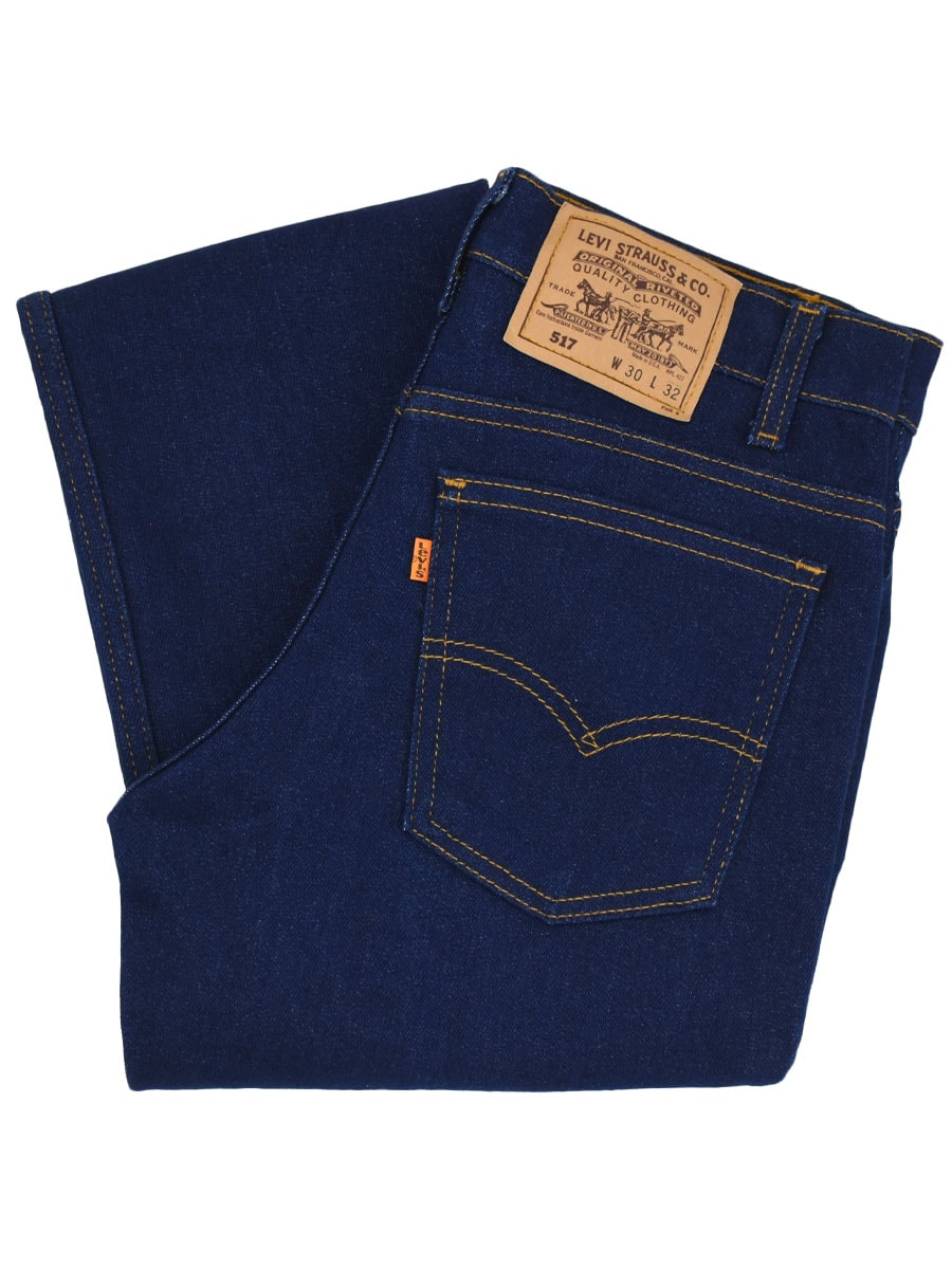 90's Levi's 517 オレンジタブ ストレッチ デニムパンツ 濃紺 表記