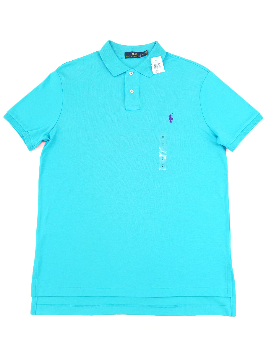 Polo Ralph Lauren 水色 コーデュロイ ポロシャツ XS Polo Ralph
