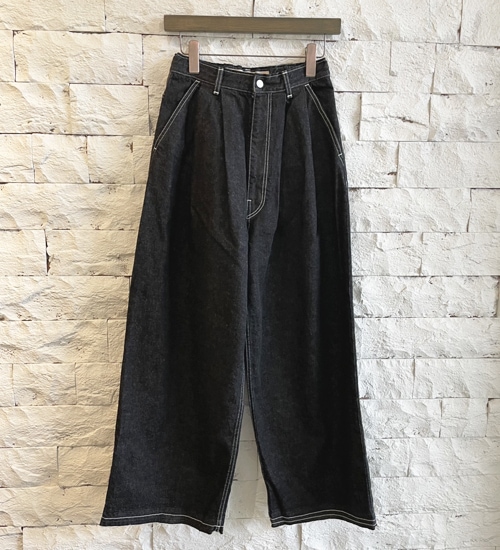ARTE POVERA/アルテポーヴェラ】12ozデニム2タックワイドカットオフ