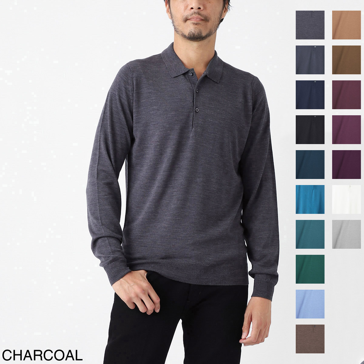 メンズ・ブランド一覧,□ J,JOHN SMEDLEY,トップス,ポロシャツ