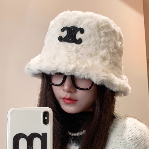 高級感 ラムファー バケットハット CELINE Bucket Hat セリーヌ風