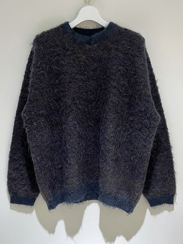 YOKE（ヨーク） 4color Jacquard Mohair Crewneck（4カラー ジャカード