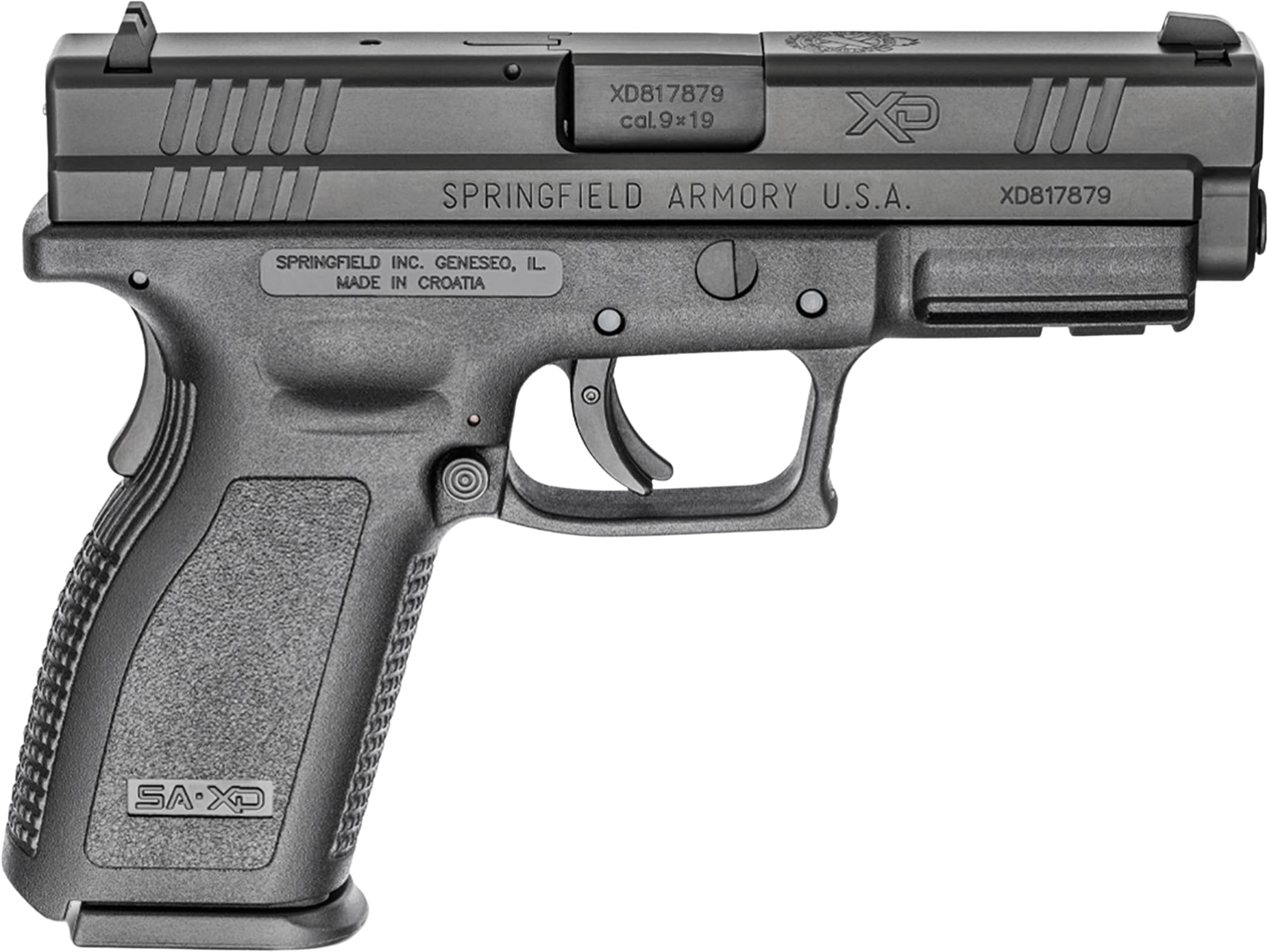 Springfield Armory Defender XD Service 9mm Luger Pistol 4 Barrel 16+1