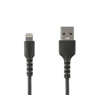高耐久Lightning - USB-Aケーブル／1m／ブラック／アラミド繊維補強