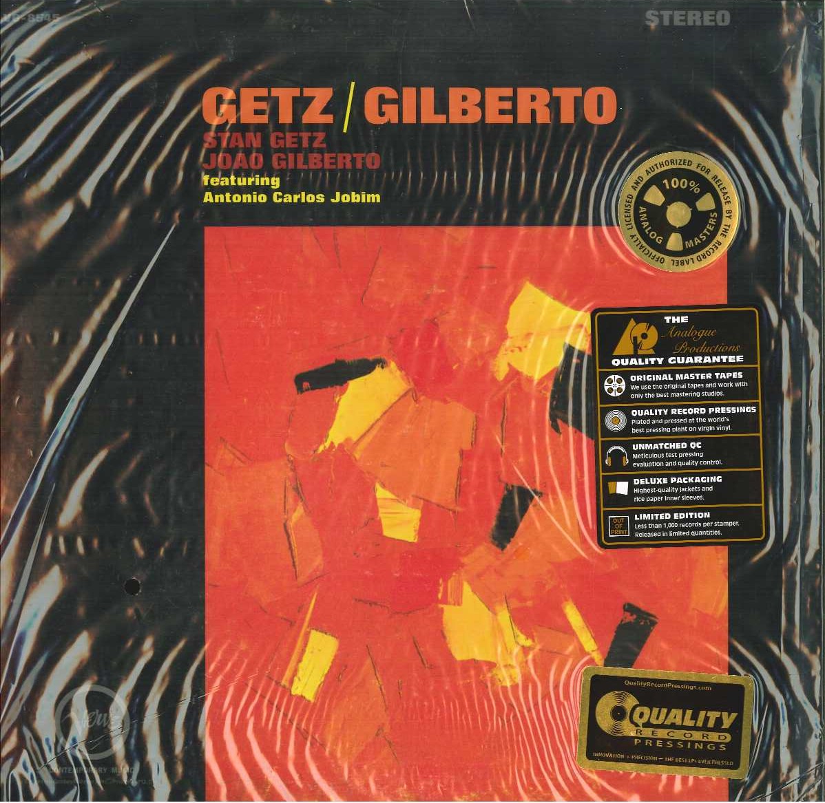 芽瑠璃堂 ＞ STAN GETZ & JOAO GILBERTO 『Getz / Gilberto (45RPM 2LP