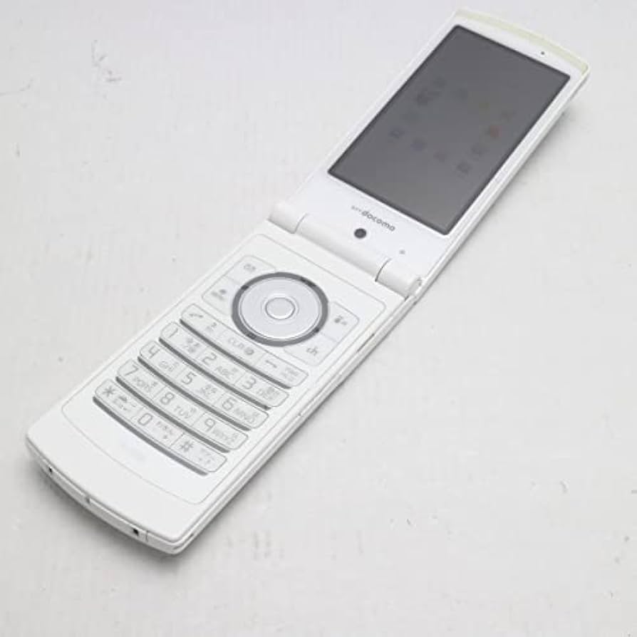 Amazon | N-02A スパークルホワイト 携帯電話 白ロム ドコモ docomo