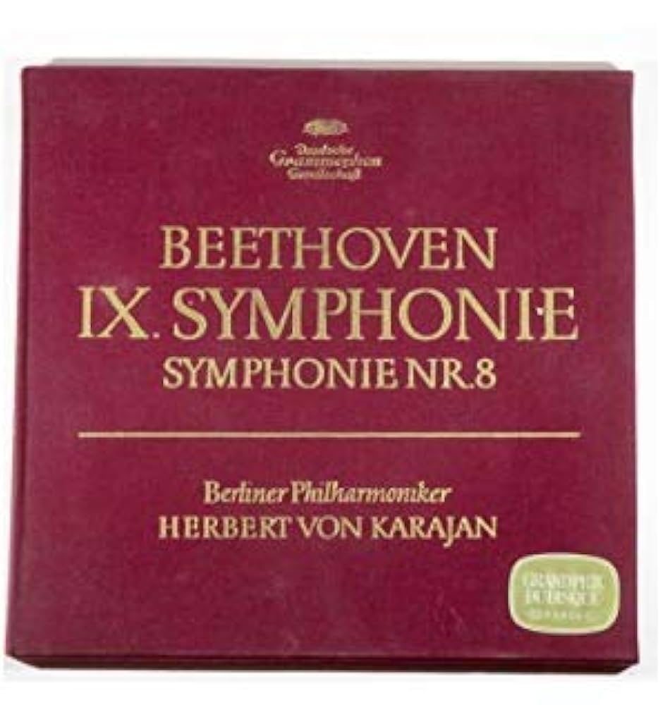 HERBERT VON KARAJAN - BEETHOVEN 9 SYMPHONIES 8 DEUTSCHE GRAMMOPHON