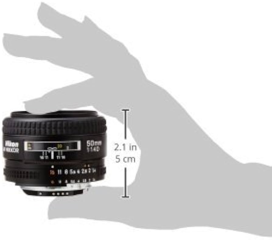 Nikon AF FX NIKKOR 50mm F/1.4D DSLR Lens with Auto Focus for Nikon