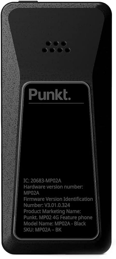 Amazon | Punkt MP02 16GB IP52 Factory Unlocked 4G/LTE Smartphone