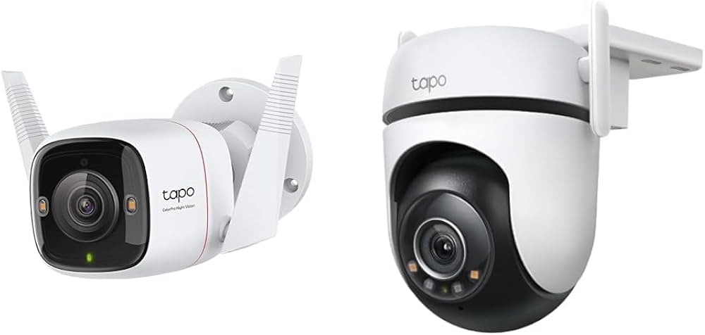 Amazon.co.jp: 【セット買い】TP-Link Tapo 屋外カメラ WiFi